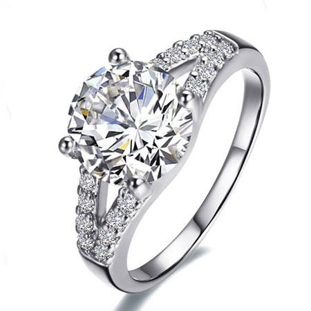 Stunning Lab Created Diamond Rings 